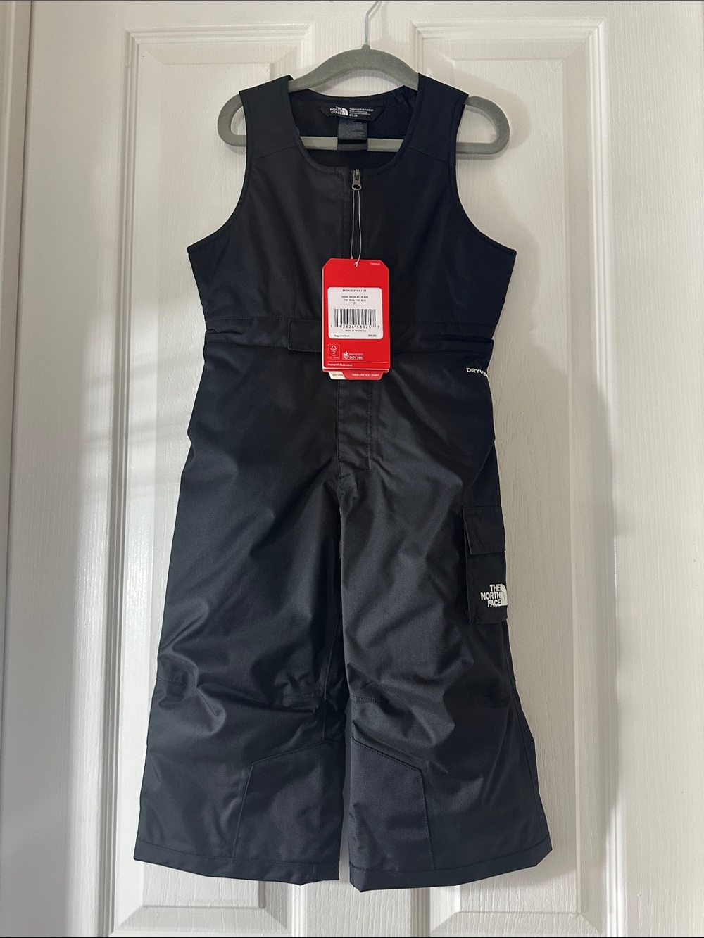 The North Face Black Kids' Insulated Snow Bibs